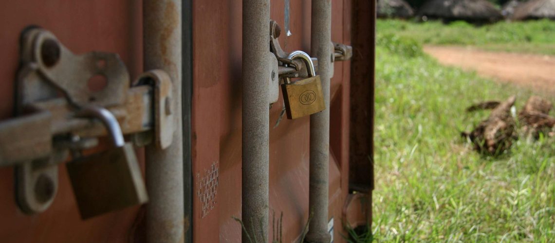 Container-prison in Eritrea. Please note_ photo taken in South Sudan